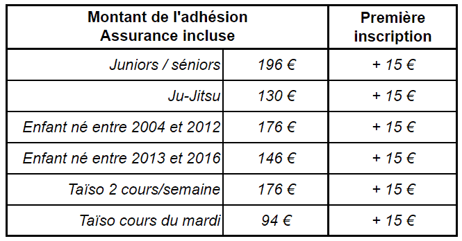 tarifs 2020-2021 bis